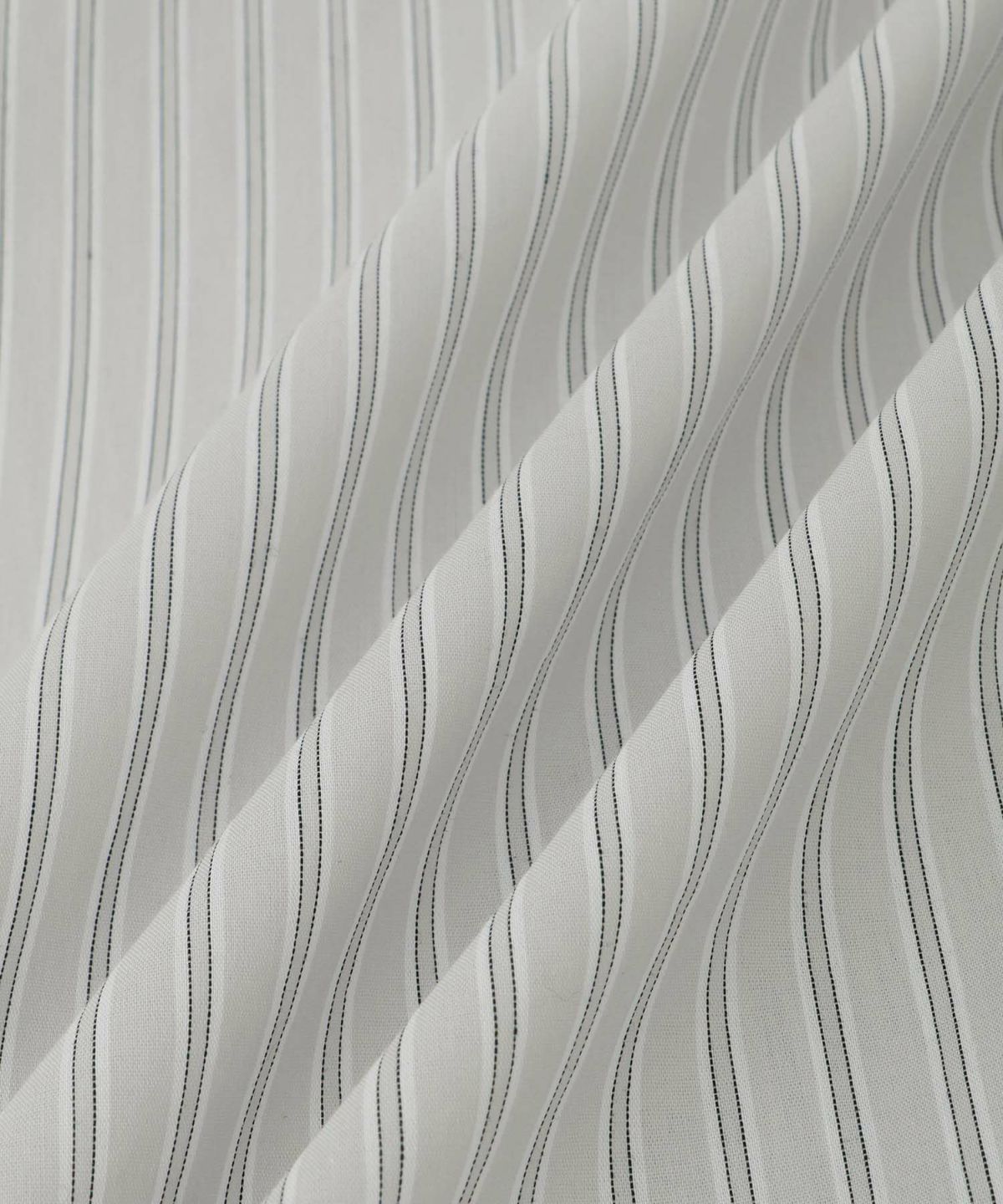 Idnes ストライプフリルブラウス レディース