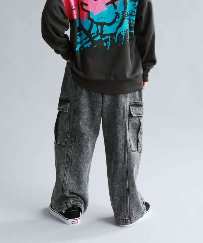 Simplify  デニムカーゴパンツ キッズ商品画像-3