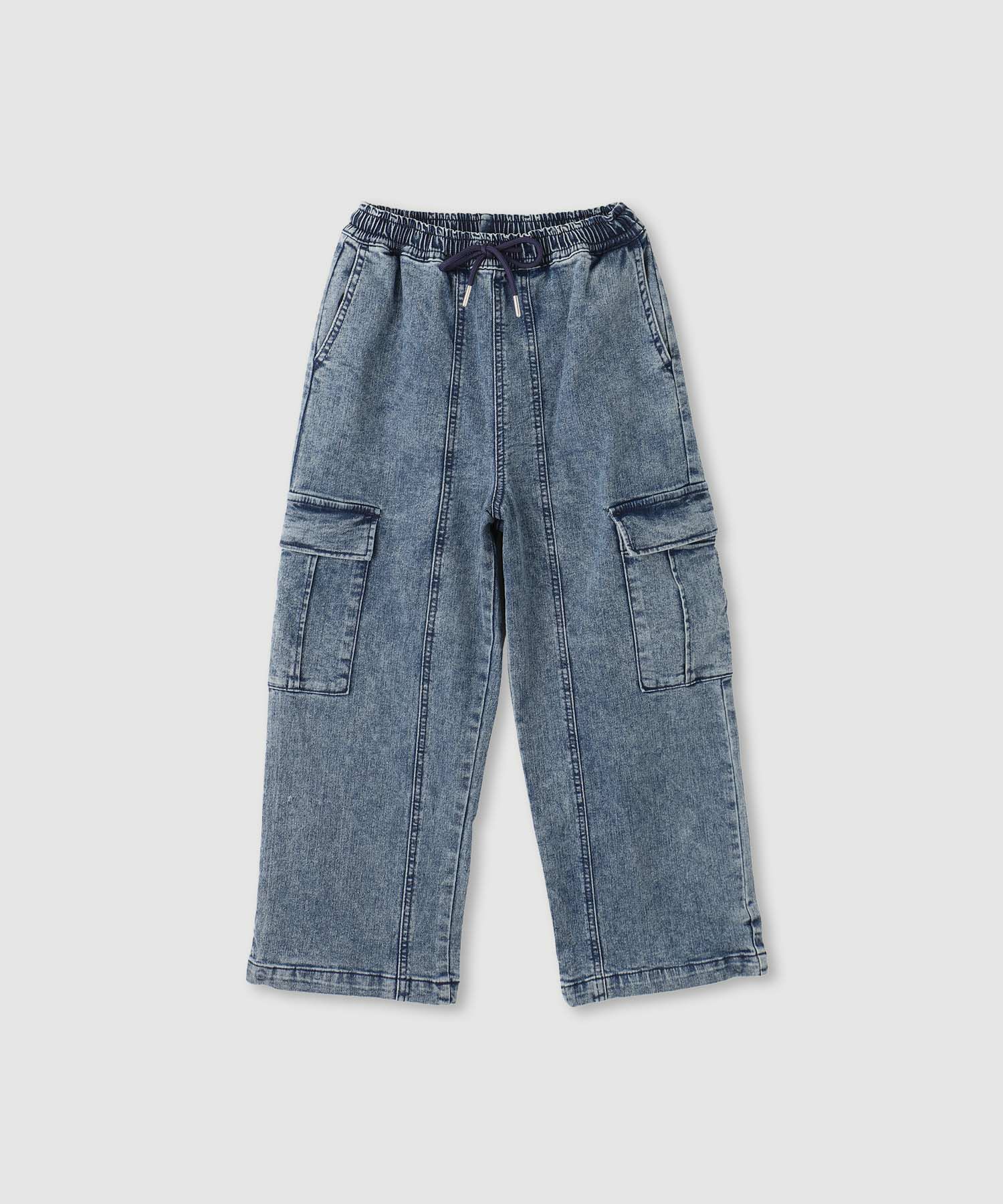 Simplify デニムカーゴパンツ キッズ商品画像-1
