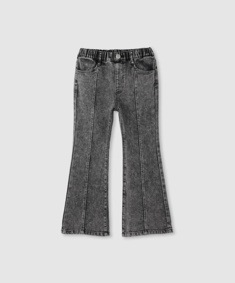 Simplify  デニムフレアパンツ キッズ商品画像-1