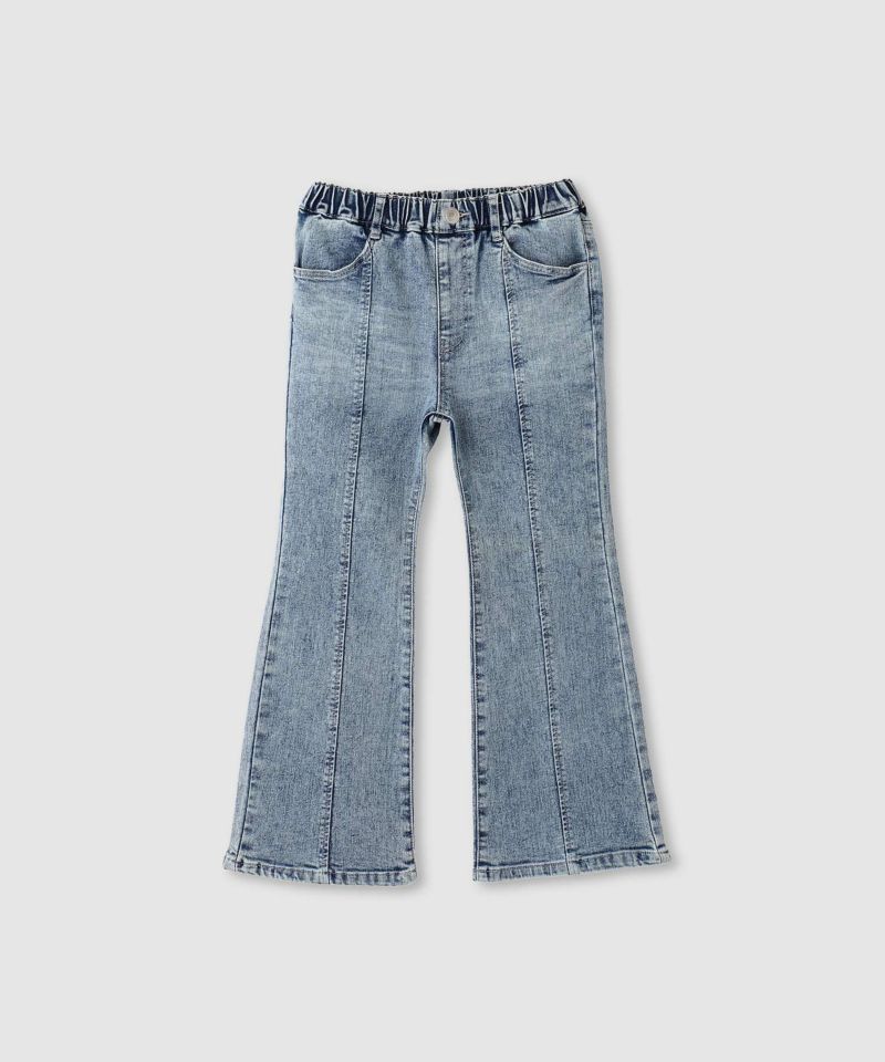 Simplify  デニムフレアパンツ キッズ商品画像-1
