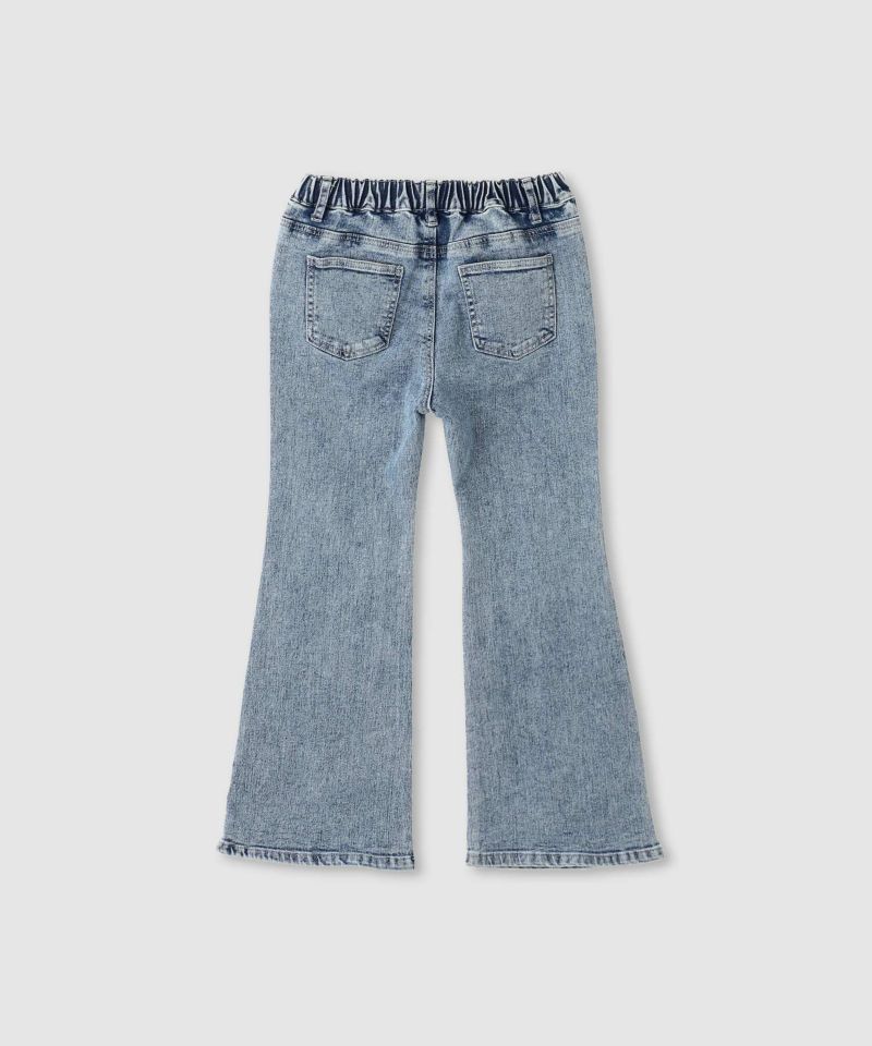 Simplify  デニムフレアパンツ キッズ商品画像-2