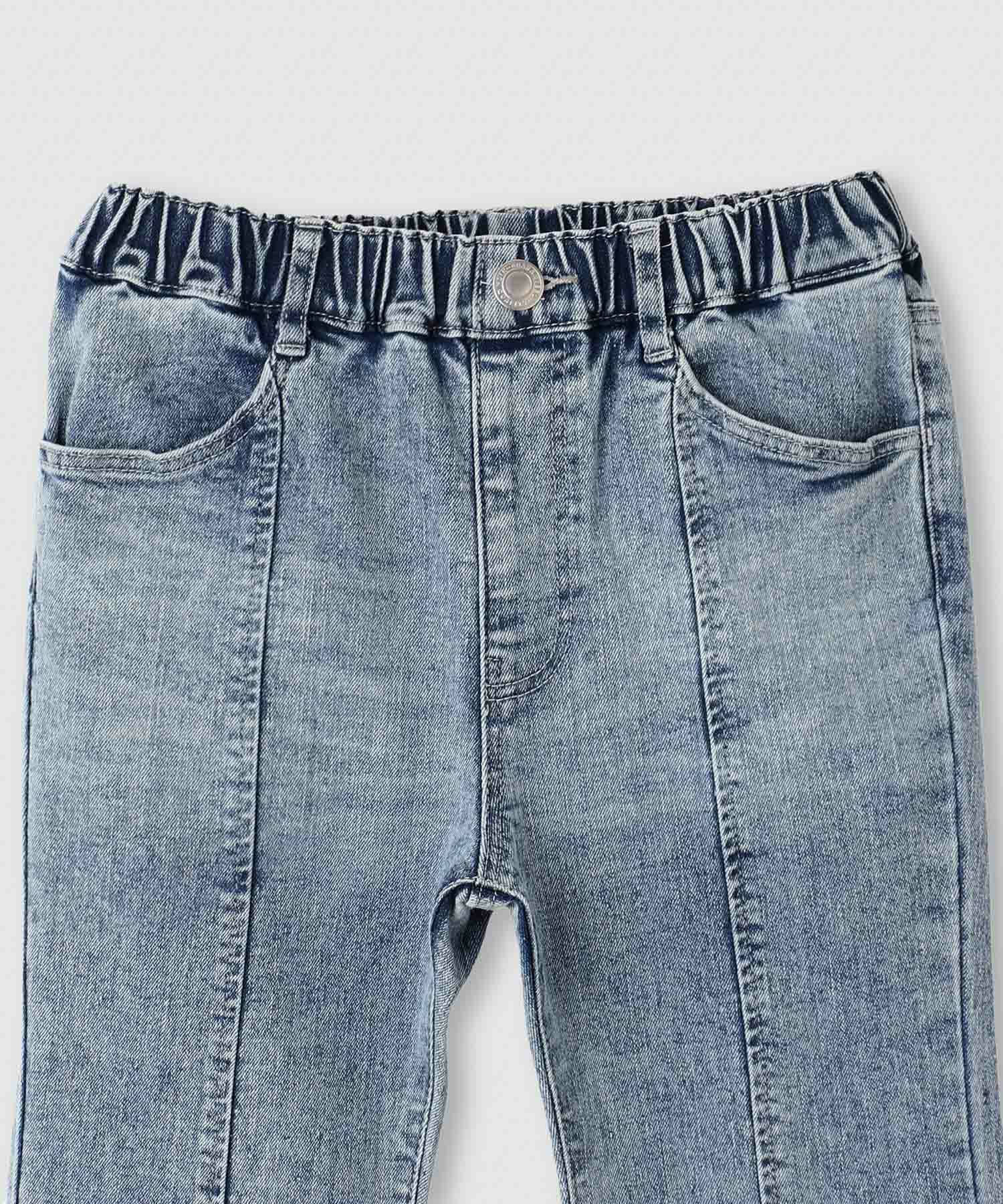 Simplify  デニムフレアパンツ キッズ商品画像-3