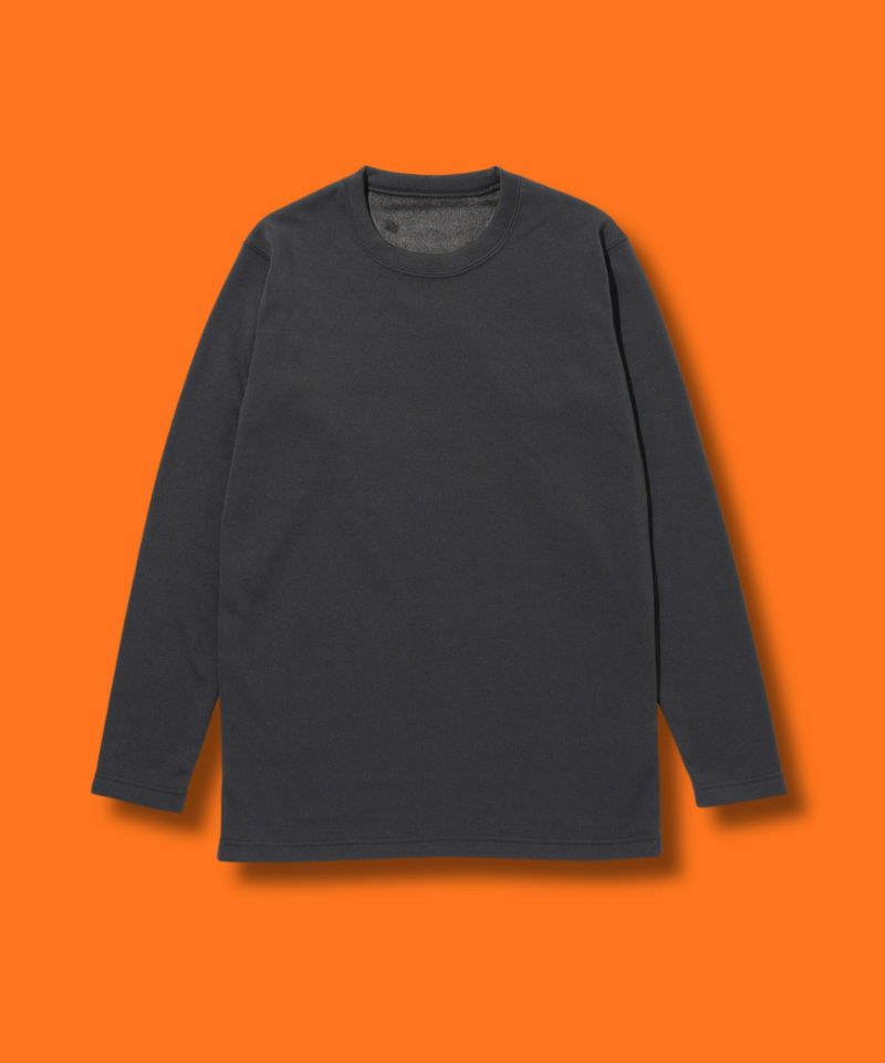 NAVY  MAC HEAT 裏シャギーインナー クルーネック長袖 メンズ メール便 対応商品商品画像-2