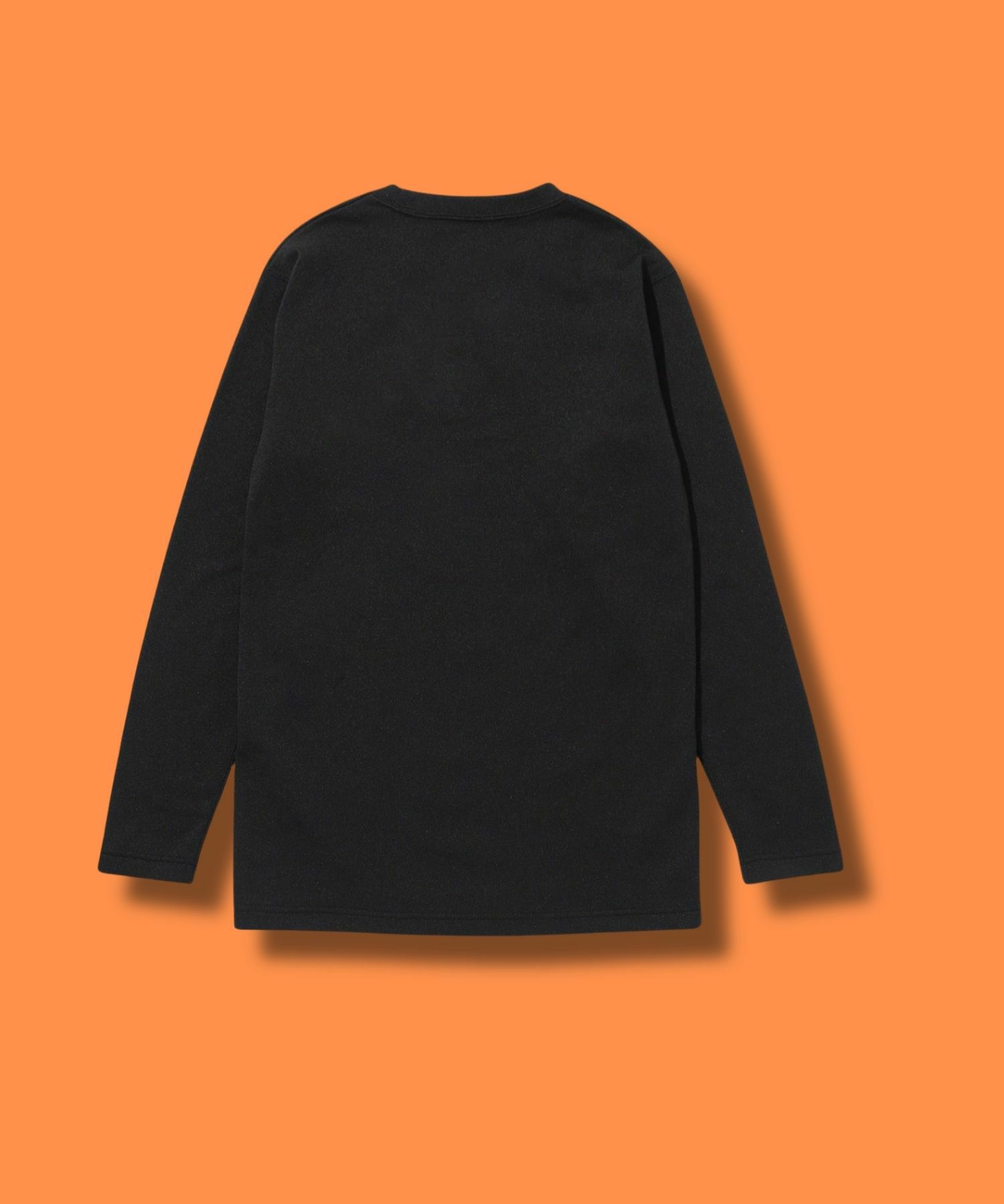 NAVY MAC HEAT 裏シャギーインナー クルーネック長袖 メンズ メール便 対応商品