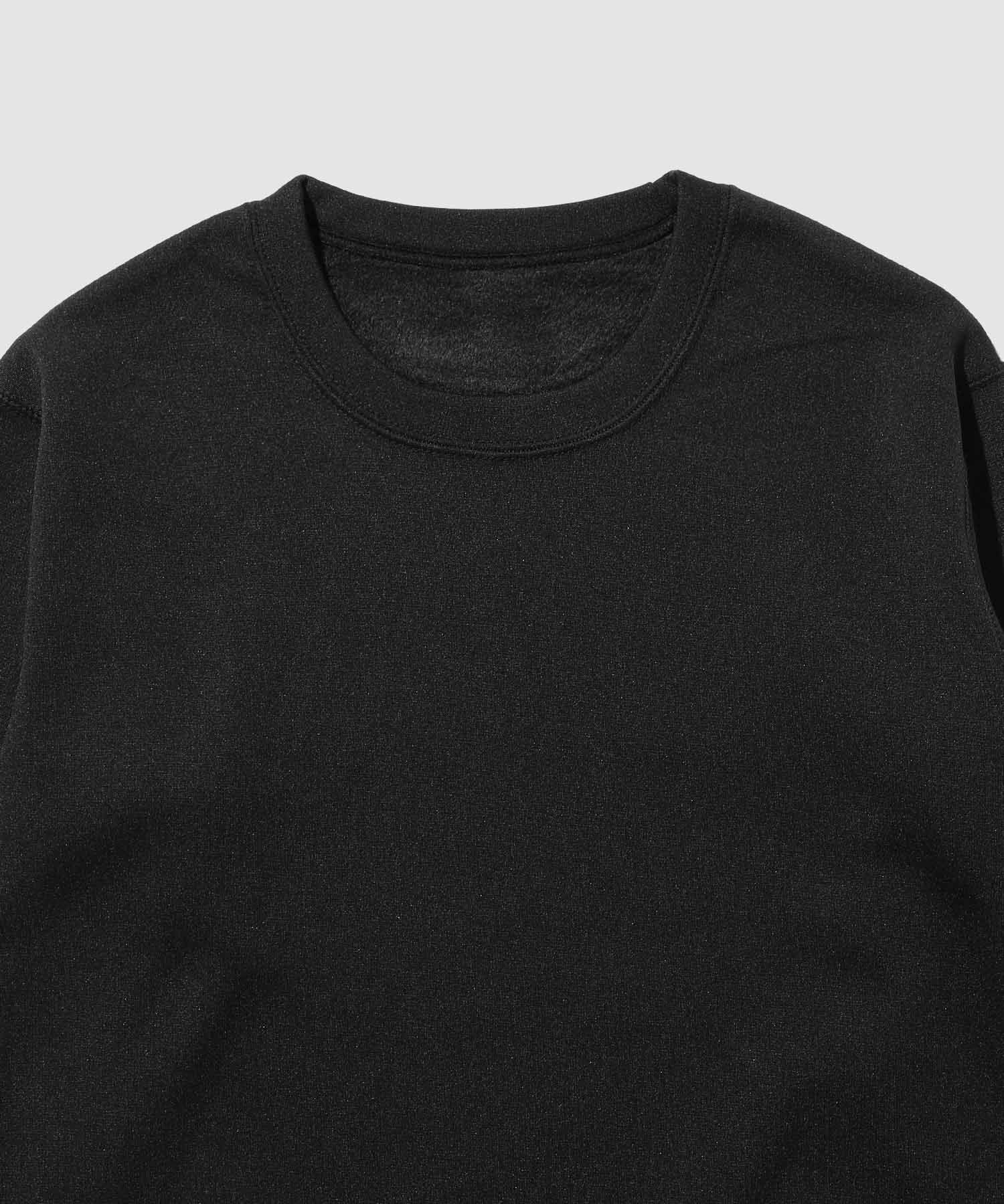 NAVY  MAC HEAT 裏シャギーインナー クルーネック長袖 メンズ ネコポス 対応商品商品画像-4