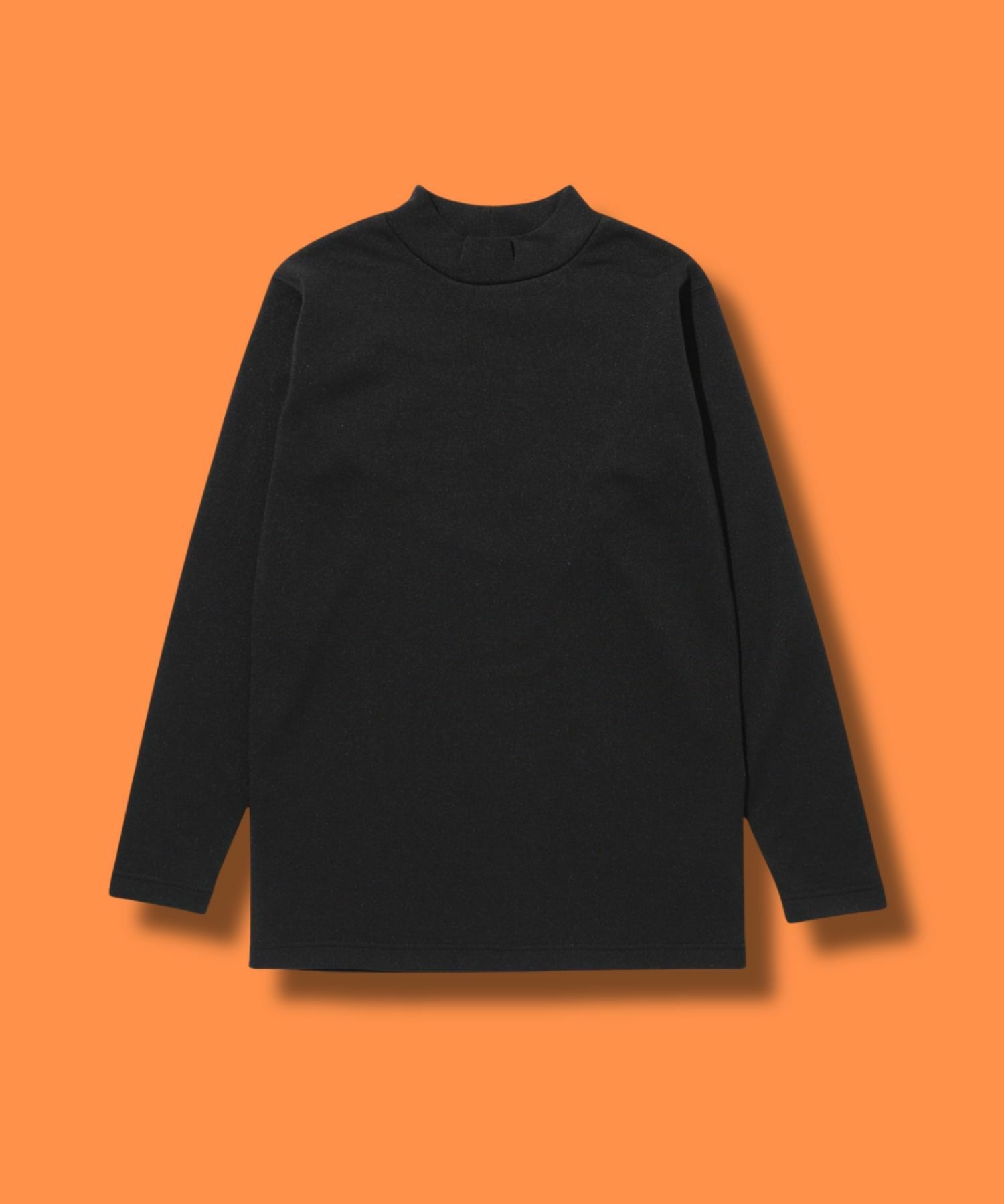 NAVY MAC HEAT 裏シャギーインナー ハイネック長袖 メンズ メール便 対応商品