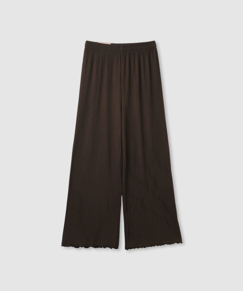 nAvy  ハピ楽 起毛プリーツテレコパンツ レディース商品画像-3