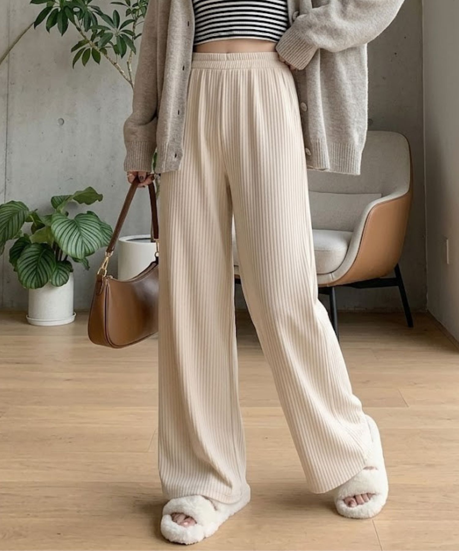 nAvy ハピ楽 カットコールパンツ レディース