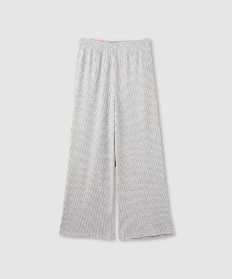 [期間限定価格]nAvy  ハピ楽 畦編み起毛パンツ レディース商品画像-2