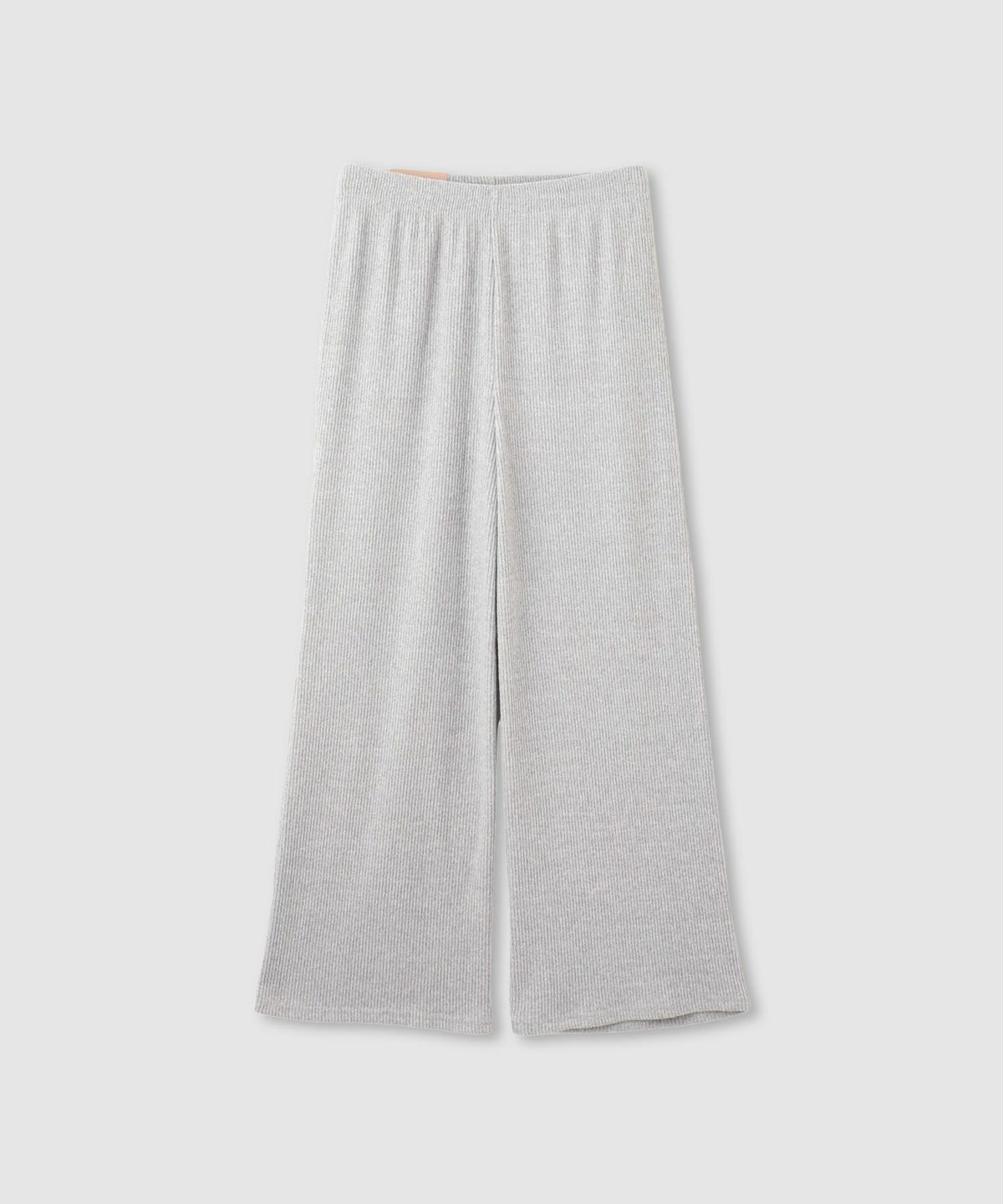 nAvy ハピ楽 畔編み起毛パンツ レディース