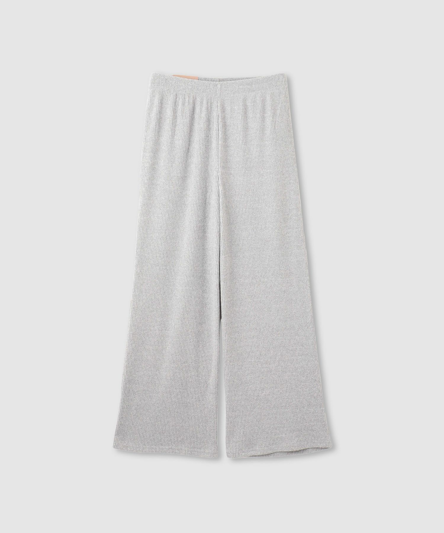 nAvy ハピ楽 畔編み起毛パンツ レディース