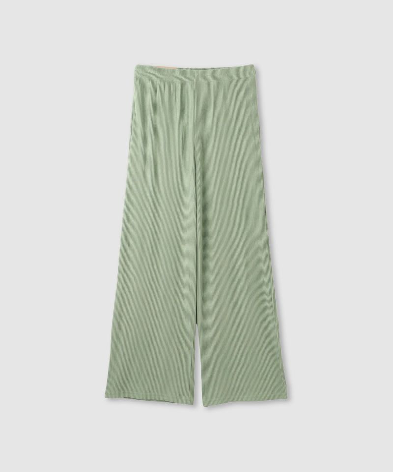 [期間限定価格]nAvy  ハピ楽 畦編み起毛パンツ レディース商品画像-3