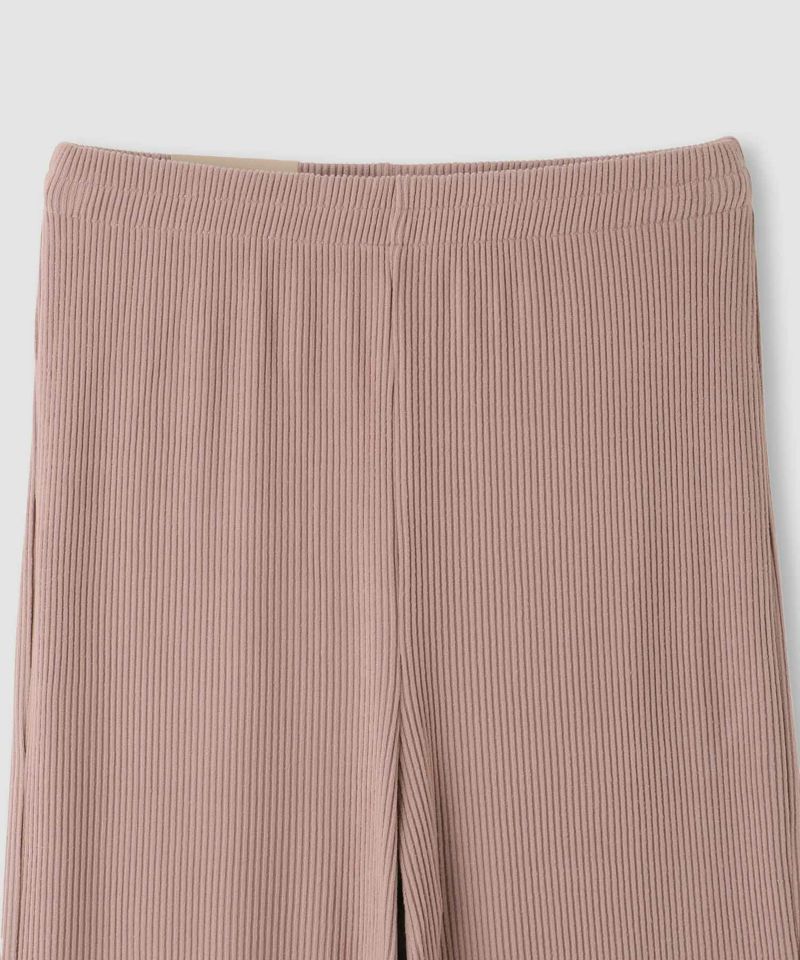 [期間限定価格]nAvy  ハピ楽 畦編み起毛パンツ レディース商品画像-5