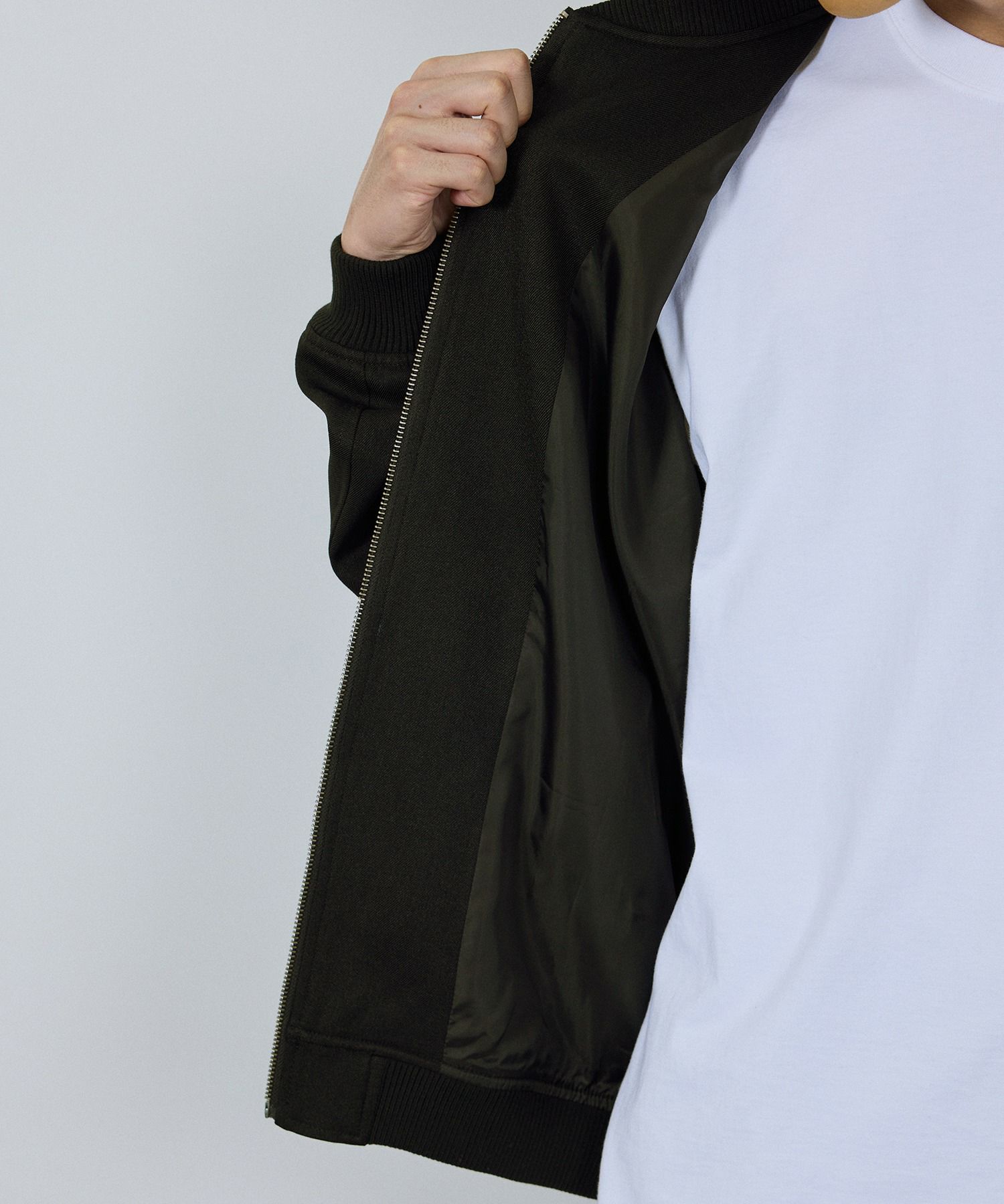 URBAN COLLECTION ラクウール リブジャケット メンズ商品画像-6