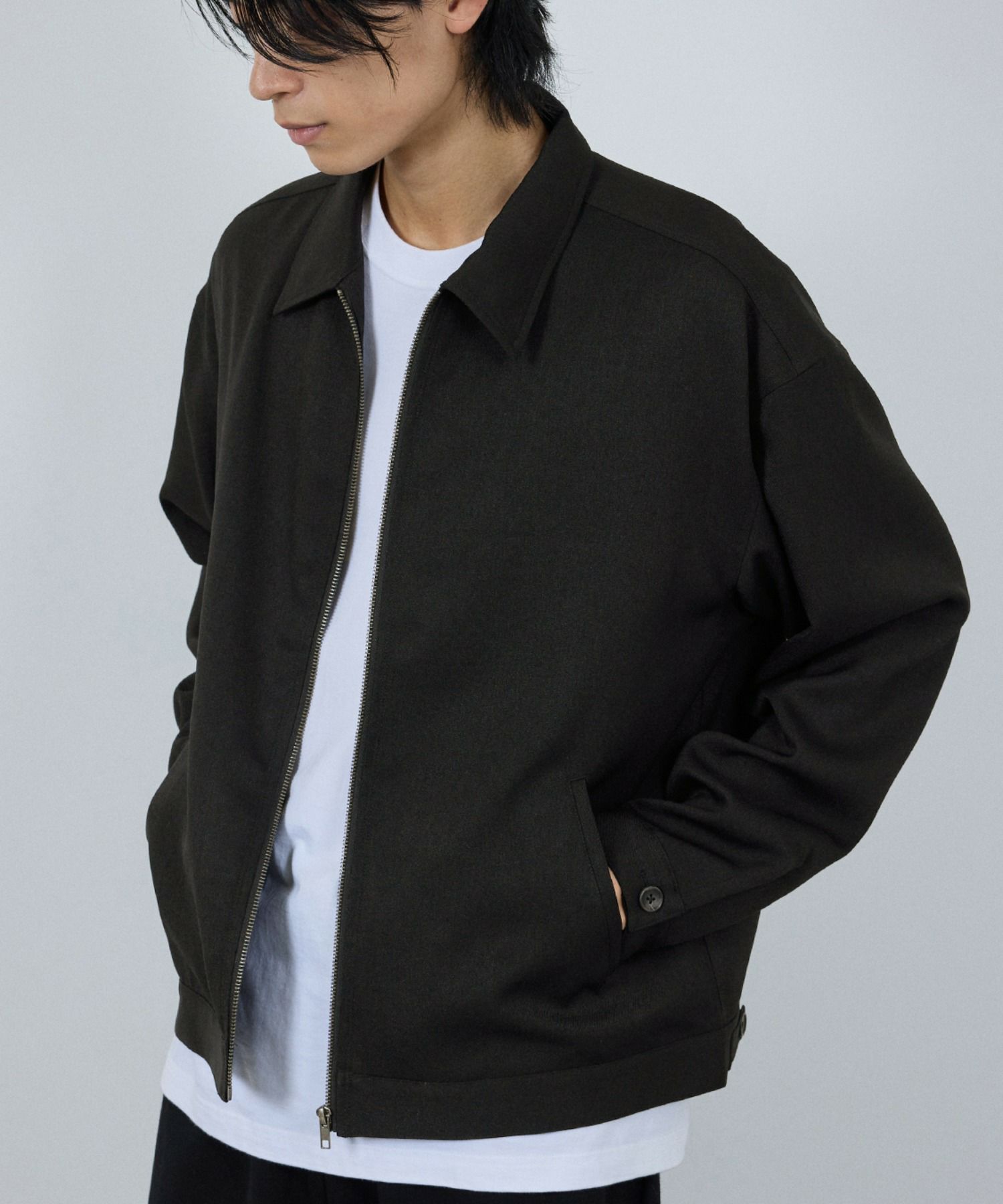 URBAN COLLECTION  ラクウール ジップアップジャケット メンズ商品画像-2