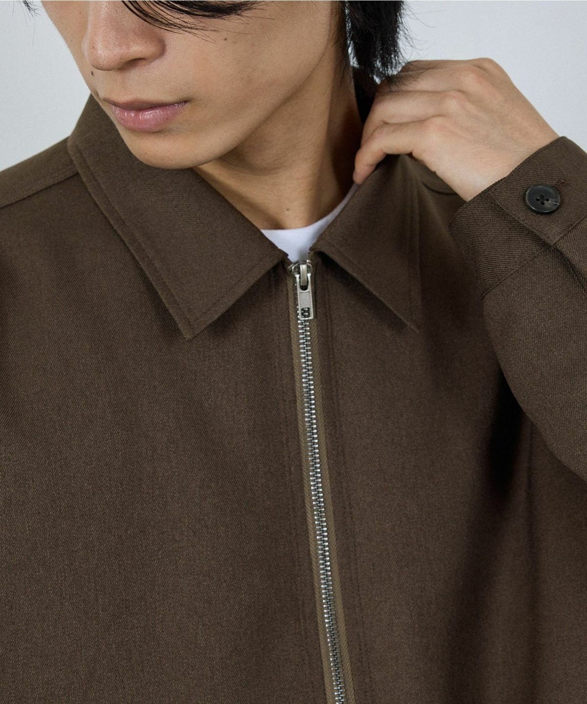 URBAN COLLECTION ラクウール ジップアップジャケット メンズ