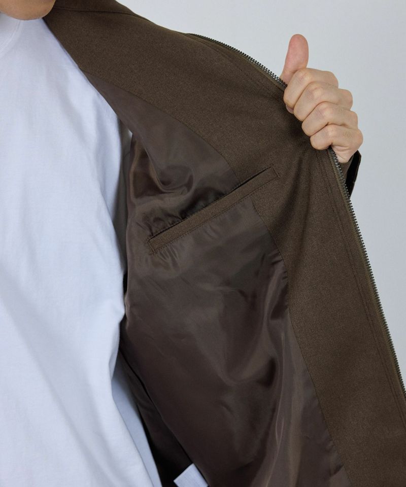 [値下げ]URBAN COLLECTION  ラクウール ジップアップジャケット メンズ商品画像-7