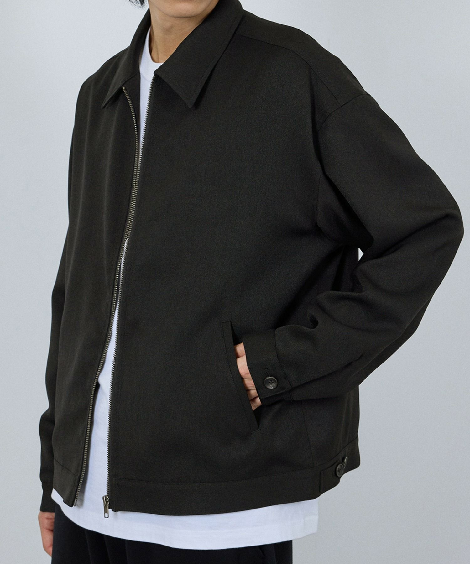 URBAN COLLECTION ラクウール ジップアップジャケット メンズ