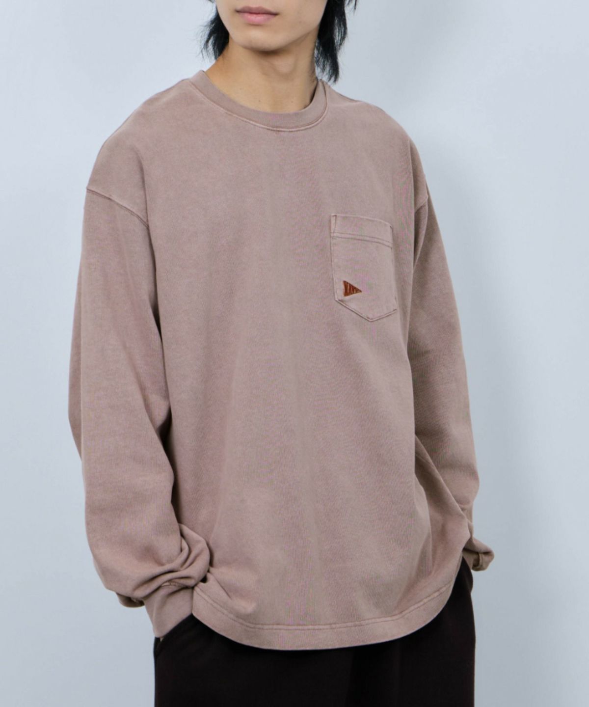 NAVY リラックスヘビーウェイト長袖Tシャツ メンズ