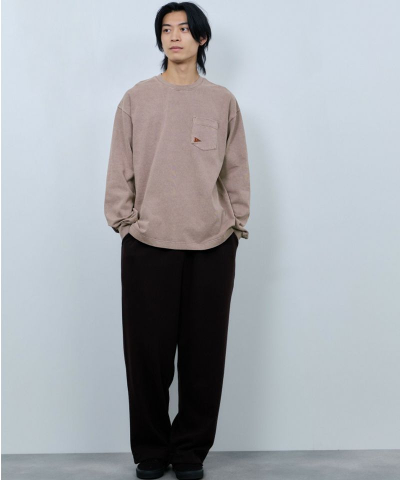 NAVY  リラックスヘビーウェイト長袖Tシャツ メンズ商品画像-6