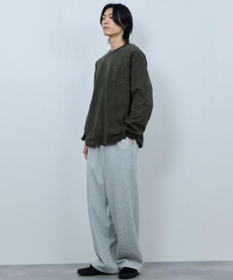 NAVY  リラックスヘビーウェイト長袖Tシャツ メンズ商品画像-13