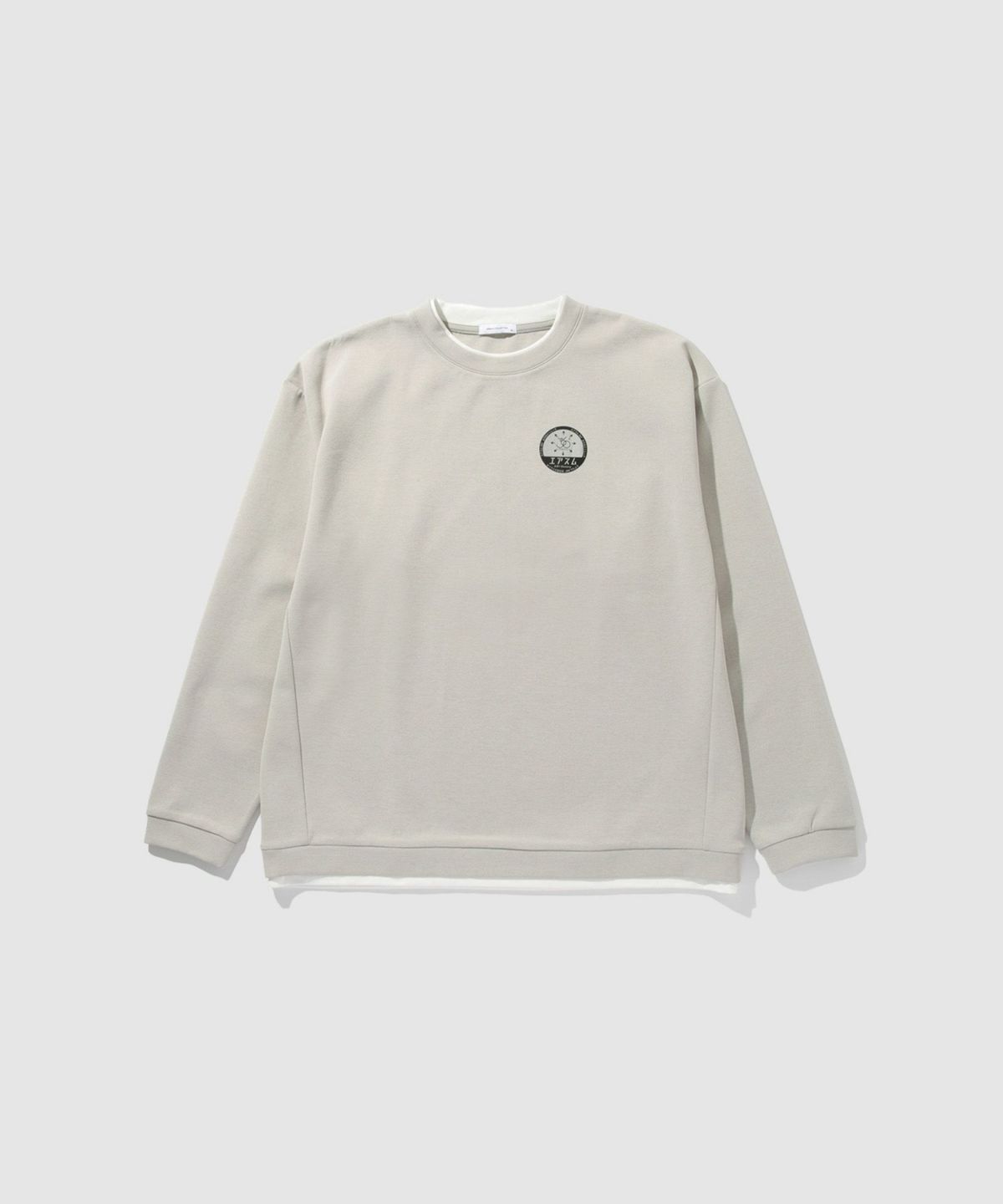 URBAN COLLECTION Air Smoosy 全方向ストレッチ ダンボールニットクルートレーナー メンズ