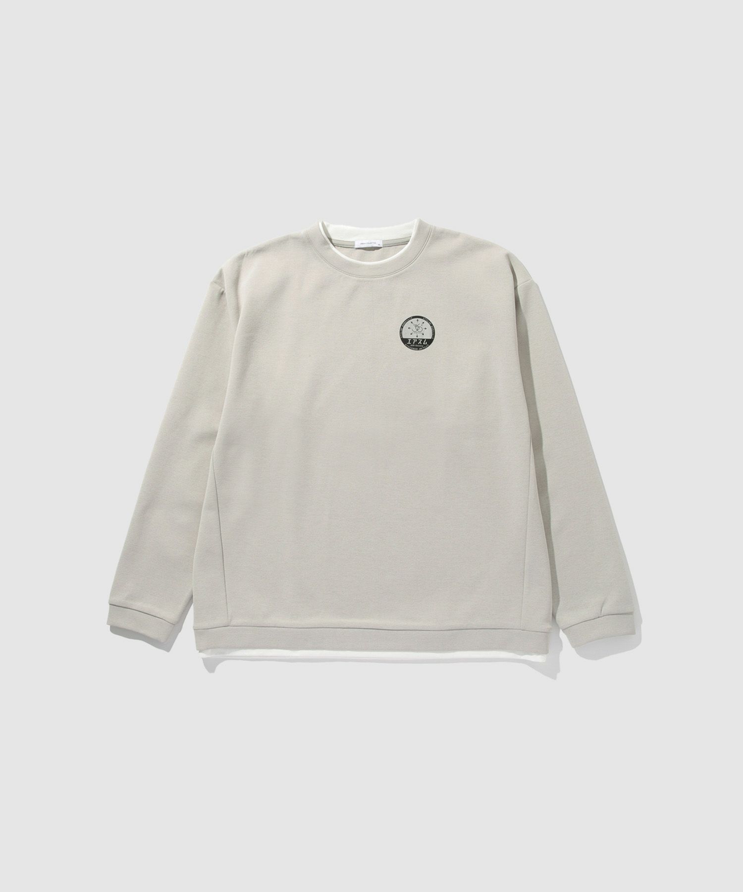 [値下げ]URBAN COLLECTION  Air Smoosy 全方向ストレッチ ダンボールニットクルートレーナー メンズ商品サムネイル-15