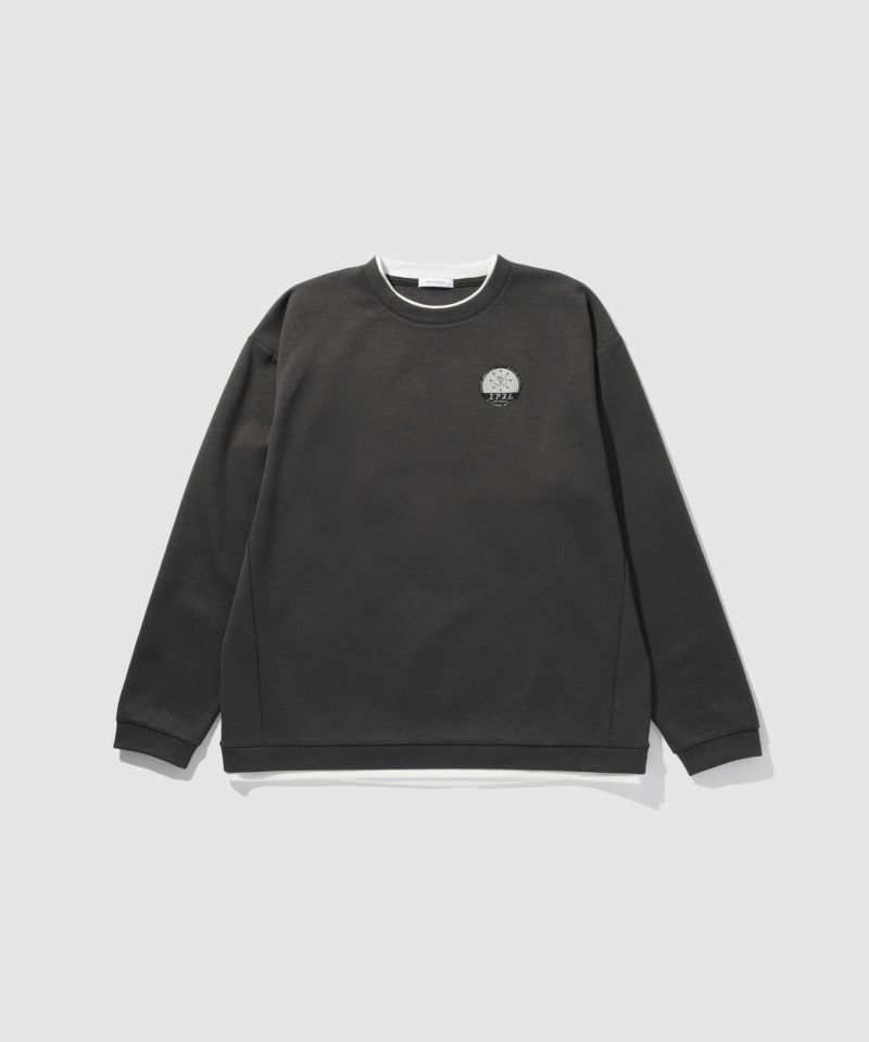 URBAN COLLECTION  Air Smoosy 全方向ストレッチ ダンボールニットクルートレーナー メンズ商品画像-16