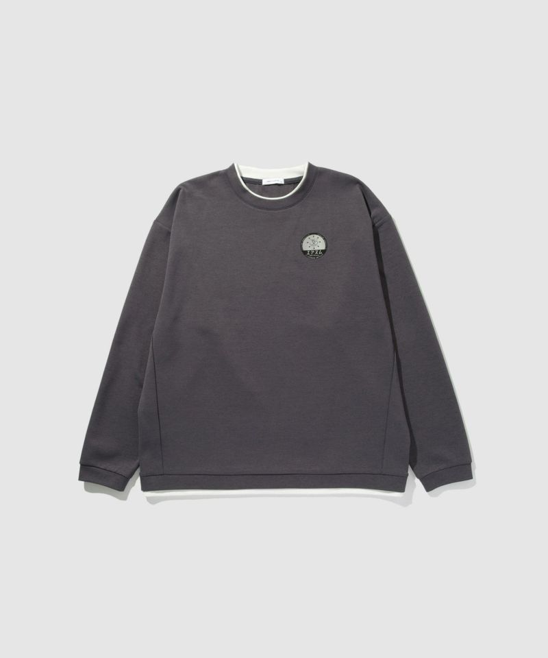 URBAN COLLECTION Air Smoosy 全方向ストレッチ ダンボールニットクルートレーナー メンズ商品画像-17