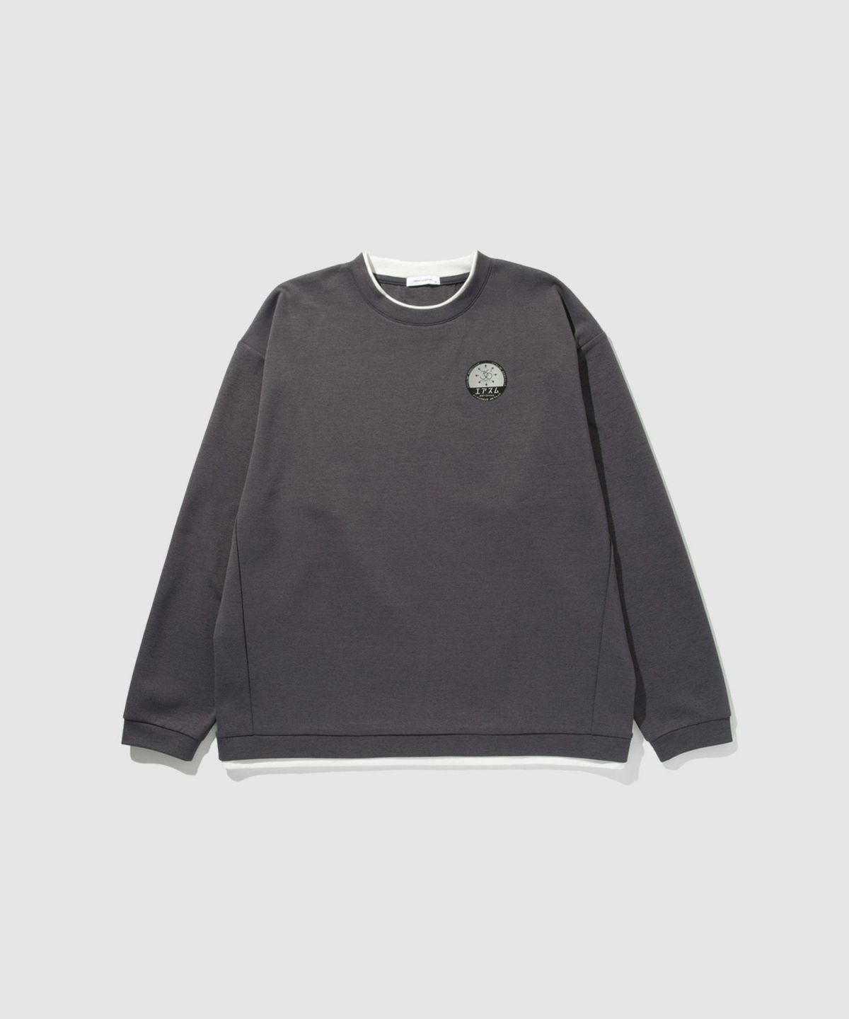 URBAN COLLECTION Air Smoosy 全方向ストレッチ ダンボールニットクルートレーナー メンズ