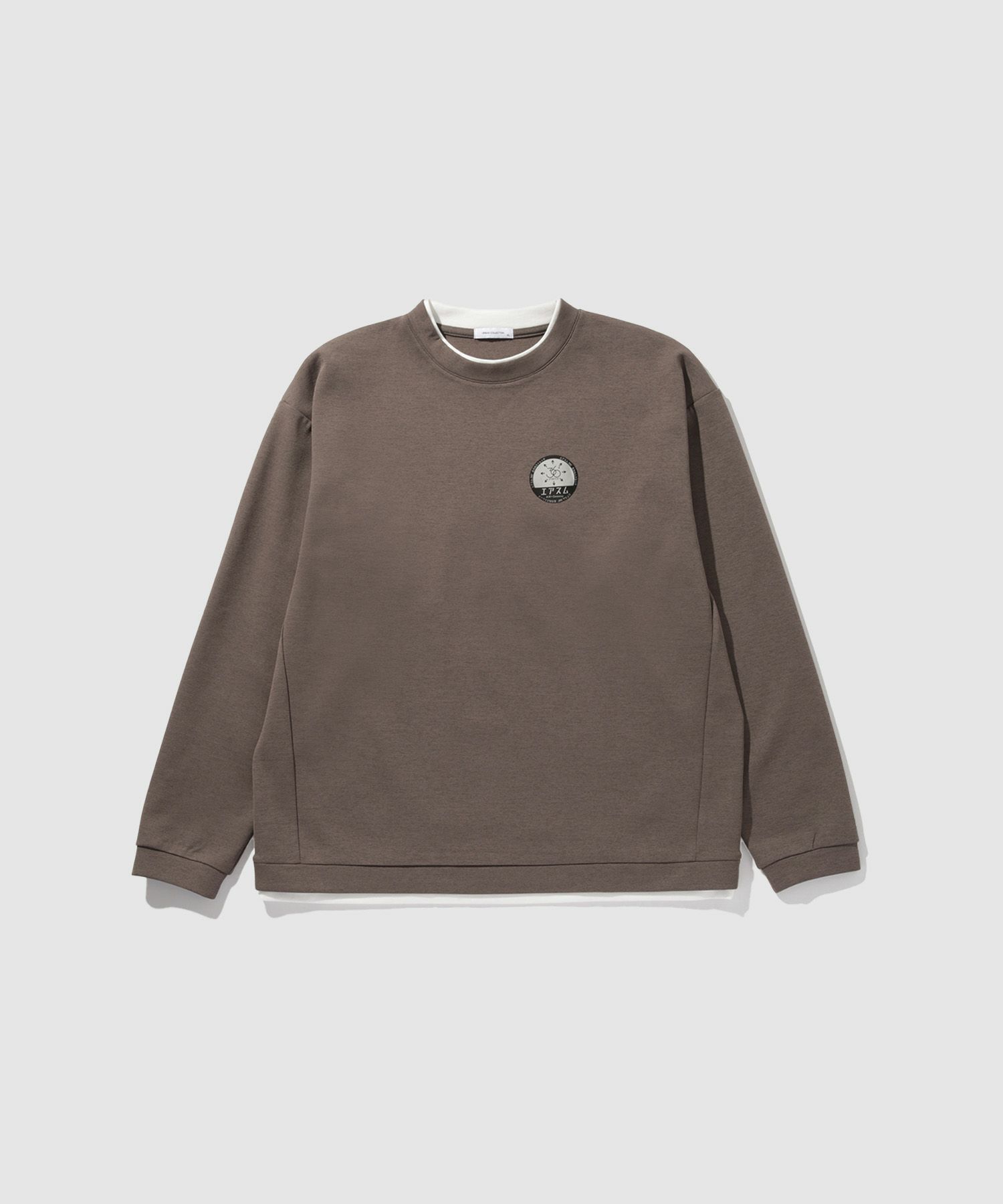 URBAN COLLECTION  Air Smoosy 全方向ストレッチ ダンボールニットクルートレーナー メンズ商品画像-18