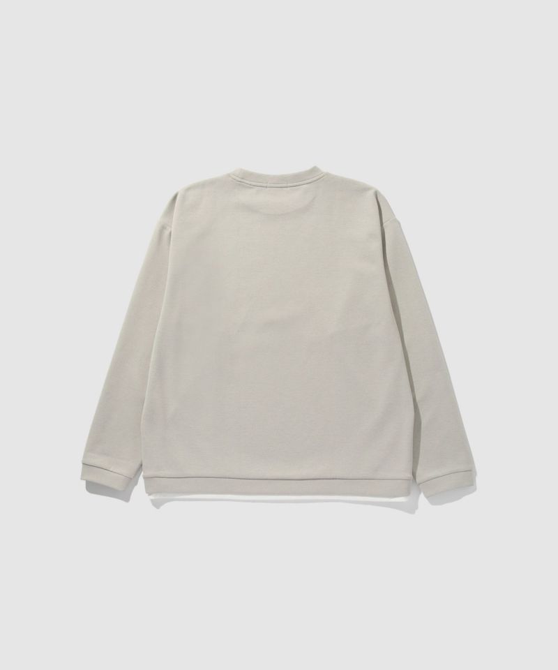 URBAN COLLECTION Air Smoosy 全方向ストレッチ ダンボールニットクルートレーナー メンズ商品画像-19