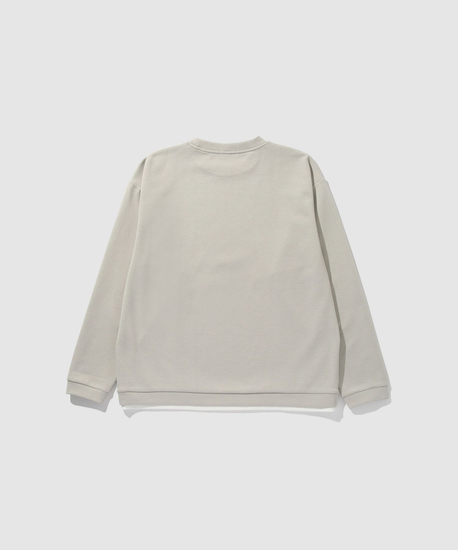 URBAN COLLECTION  Air Smoosy 全方向ストレッチ ダンボールニットクルートレーナー メンズ商品サムネイル-19