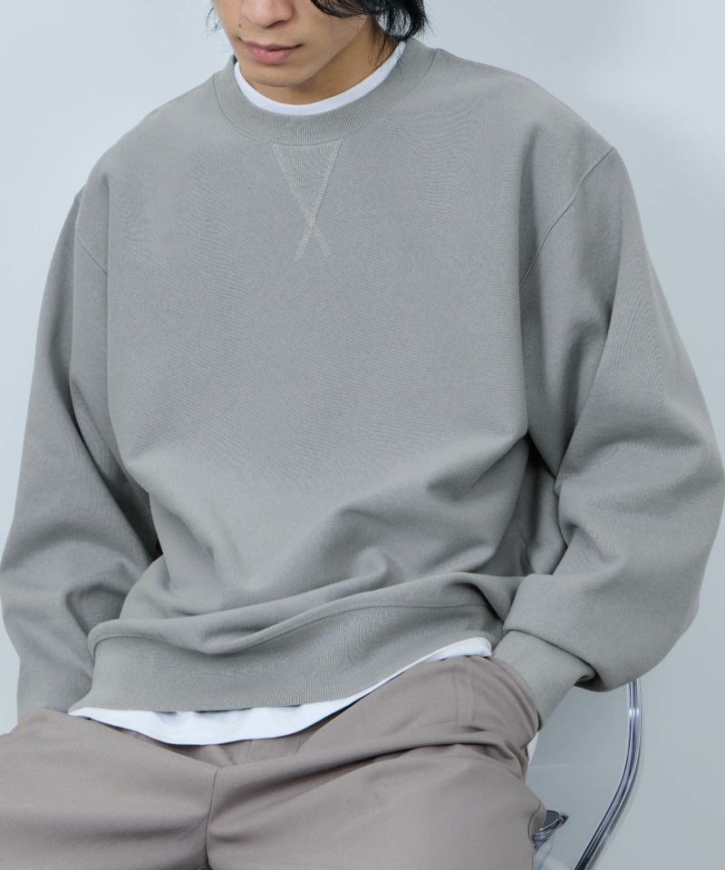 NAVY  ヘビーウェイト ガゼットクルーネックスウェット メンズ商品画像-1