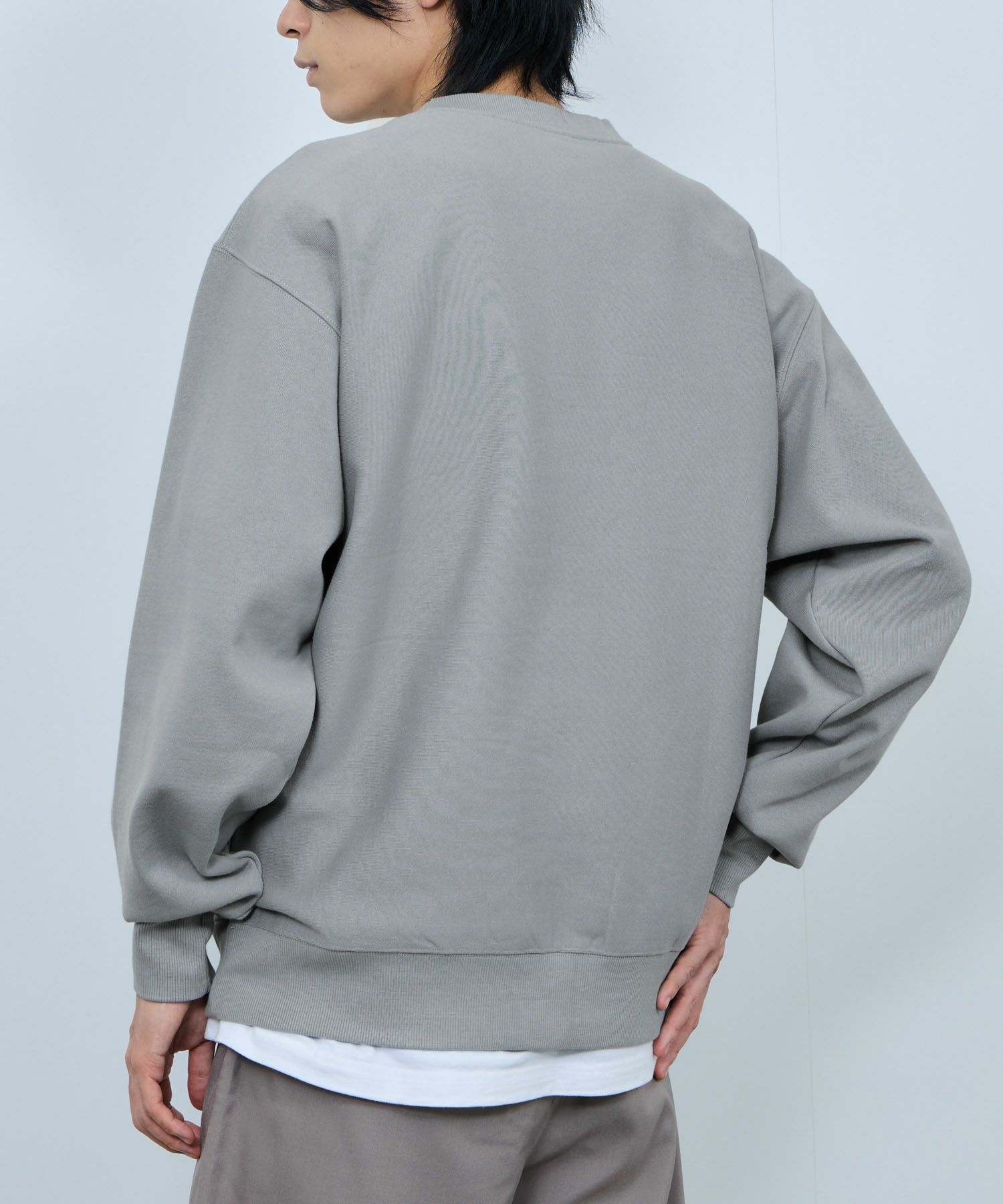 NAVY ヘビーウェイト ガゼットクルーネックスウェット メンズ