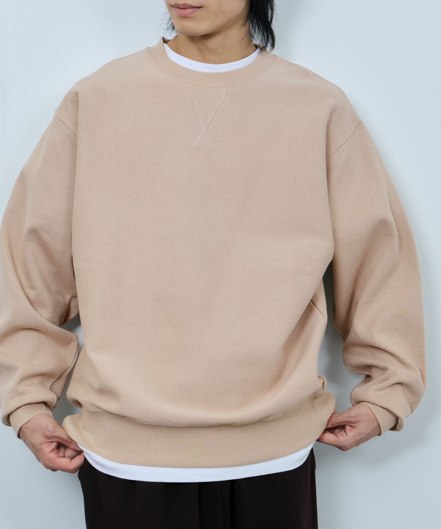 NAVY ヘビーウェイト ガゼットクルーネックスウェット メンズ