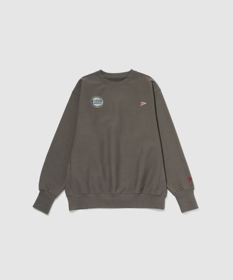 [値下げ]NAVY  ヘビーウェイト ワンポイント刺繍クルーネックスウェット メンズ商品画像-32