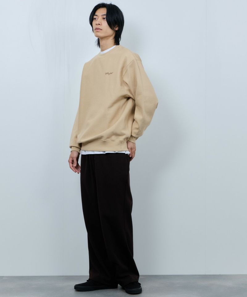 NAVY  ヘビーウェイト フードプリントクルーネックスウェット メンズ商品画像-9