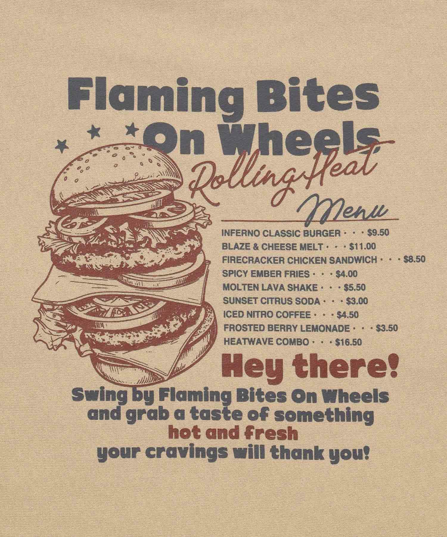 NAVY  ヘビーウェイト フードプリントクルーネックスウェット メンズ商品画像-19