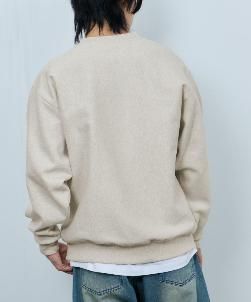 NAVY  ヘビーウェイト カレッジプリントクルーネックスウェット メンズ商品画像-10