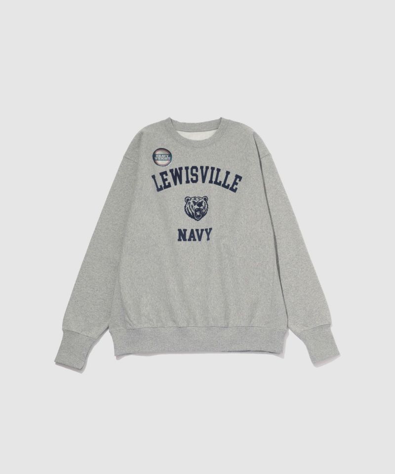 NAVY  ヘビーウェイト カレッジプリントクルーネックスウェット メンズ商品画像-12