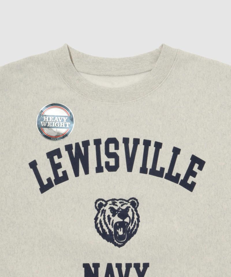 NAVY  ヘビーウェイト カレッジプリントクルーネックスウェット メンズ商品画像-24