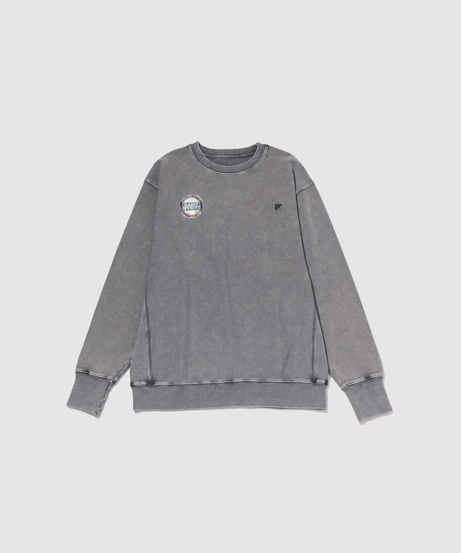 NAVY ヘビーウェイト 裏毛アシッド加工クルーネックスウェット メンズ商品画像-19