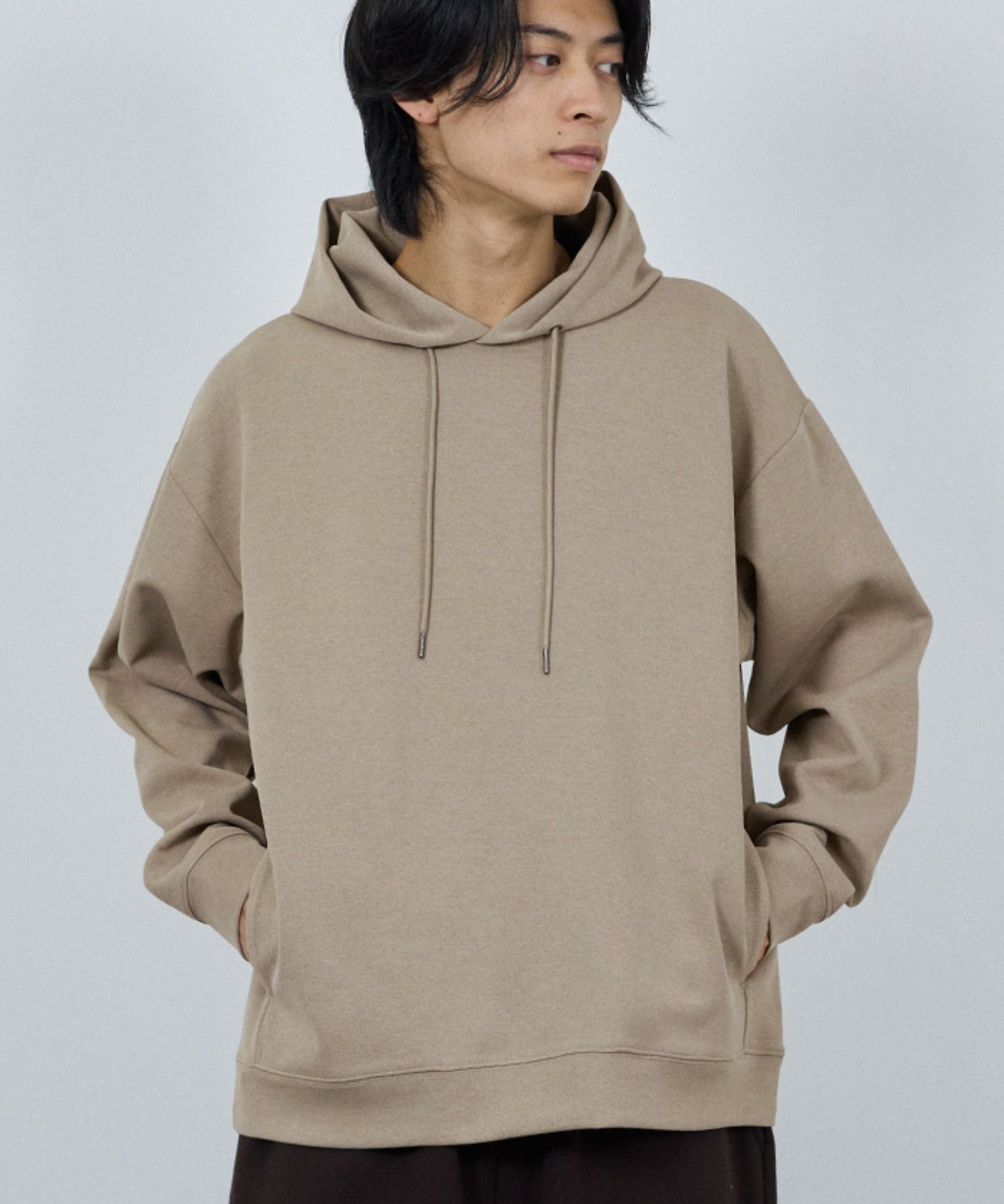 URBAN COLLECTION Air Smoosy 全方向ストレッチ ダンボールニットプルパーカー メンズ