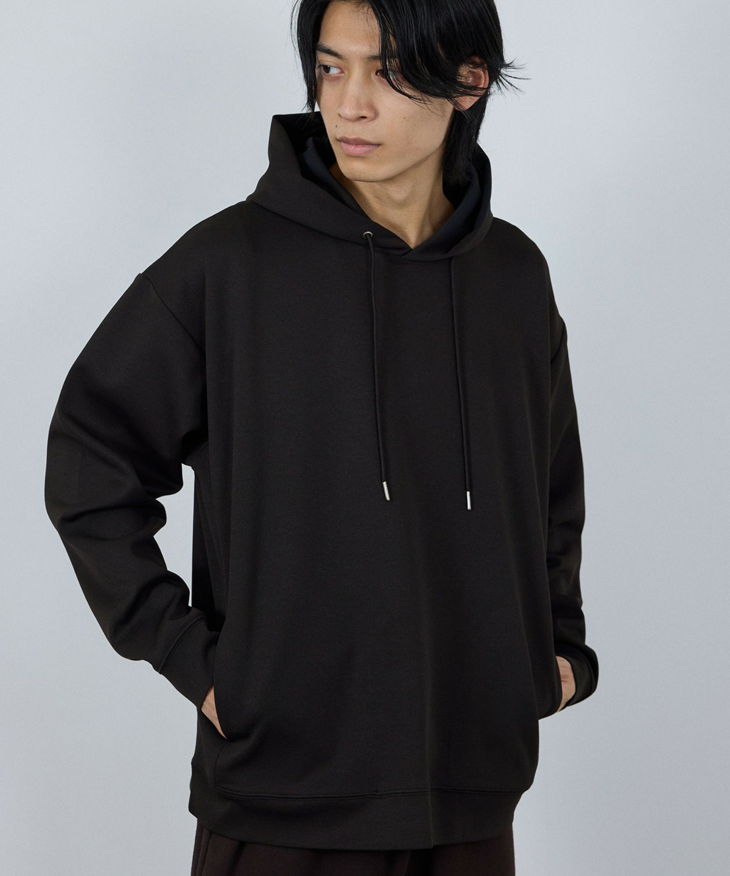 URBAN COLLECTION Air Smoosy 全方向ストレッチ ダンボールニットプルパーカー メンズ