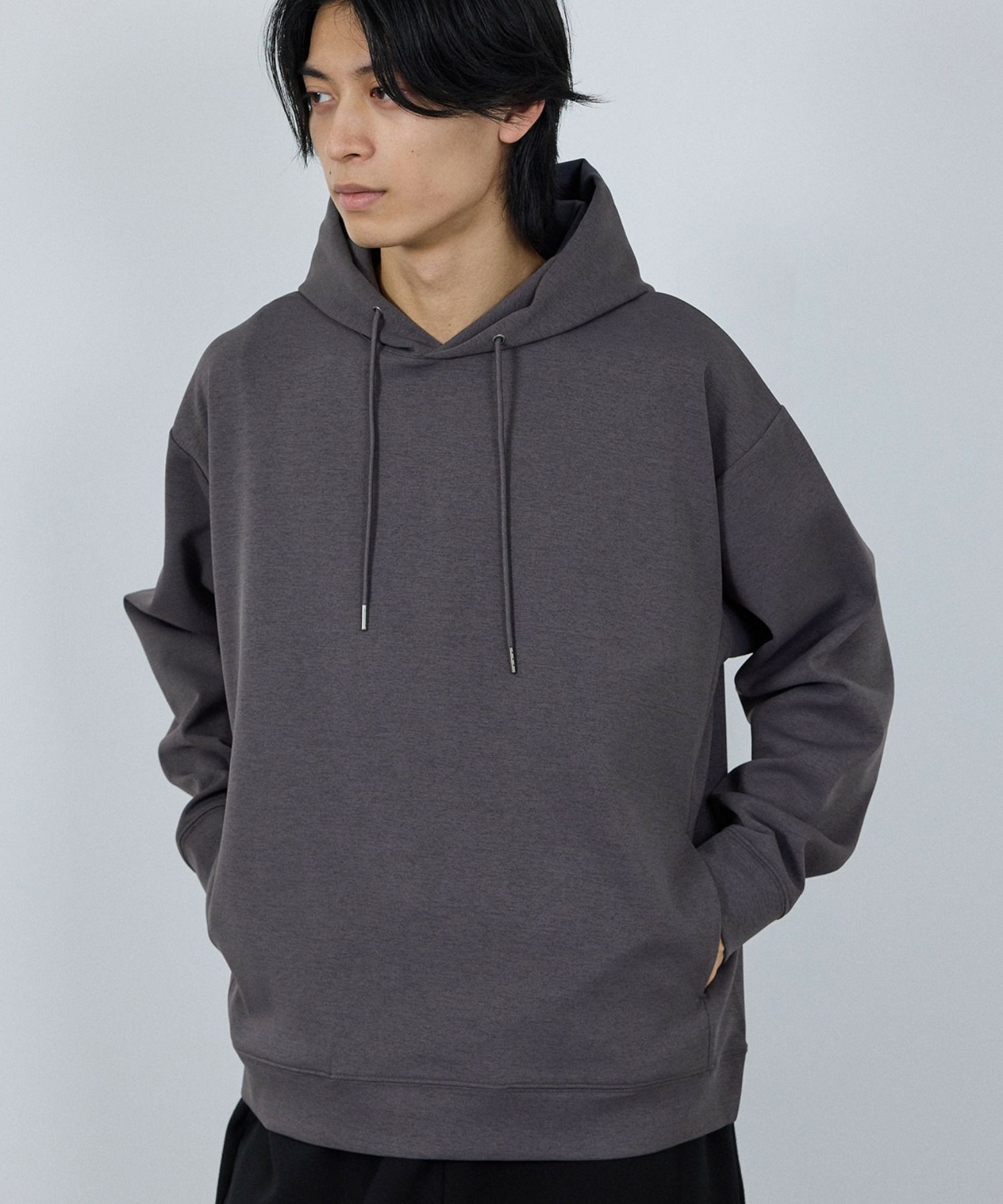 URBAN COLLECTION  Air Smoosy 全方向ストレッチ ダンボールニットプルパーカー メンズ商品画像-9
