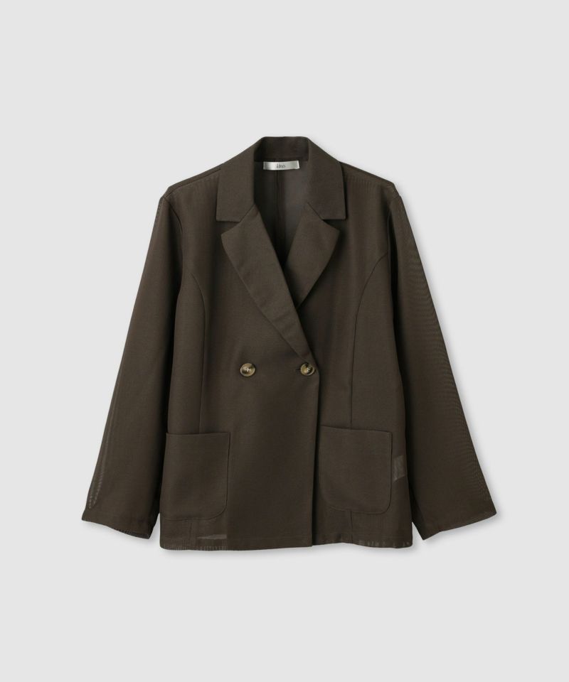 Idnes メッシュダブルジャケット レディース商品画像-1