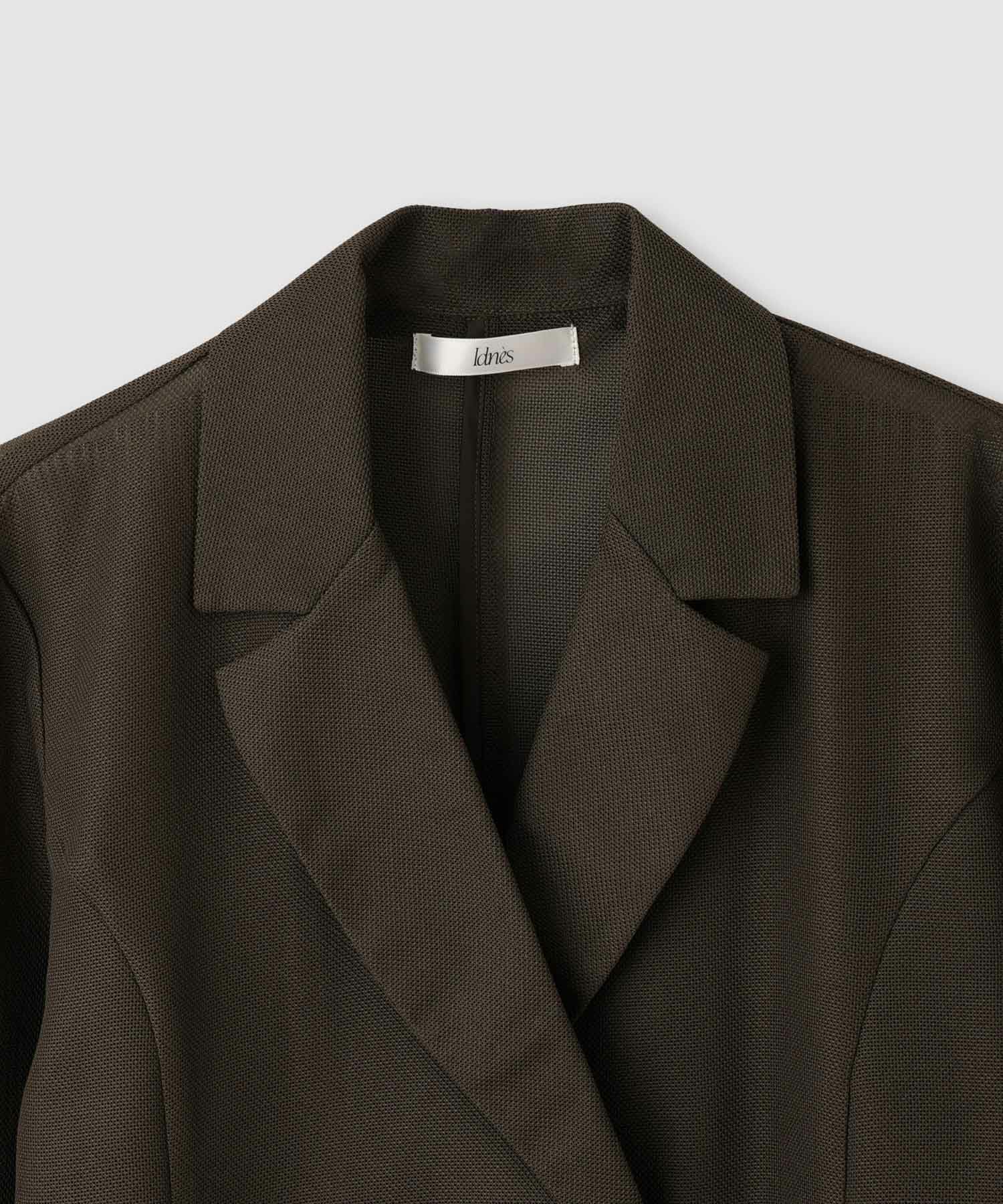 [期間限定価格]Idnes メッシュダブルジャケット レディース