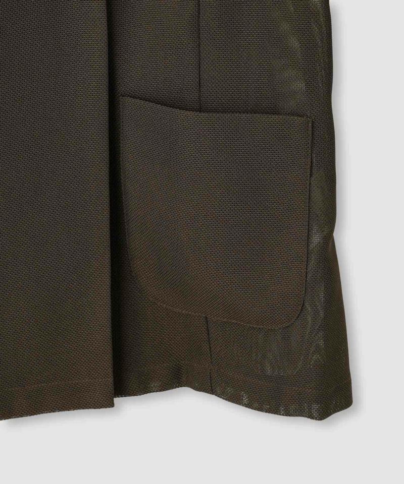 Idnes メッシュダブルジャケット レディース商品画像-7